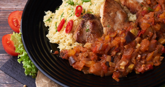 Рататуй с курицей 