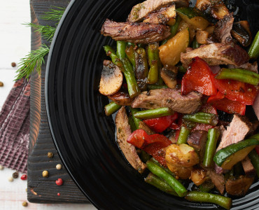 Салат с телятиной 